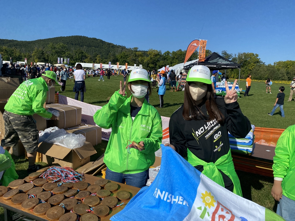 オホーツク網走マラソンのコース（　　最高に素敵なコースです）の写真50