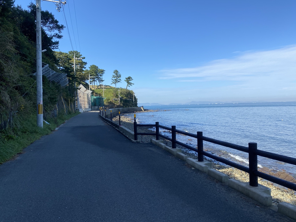 海沿いを走る爽快なコースですの写真3