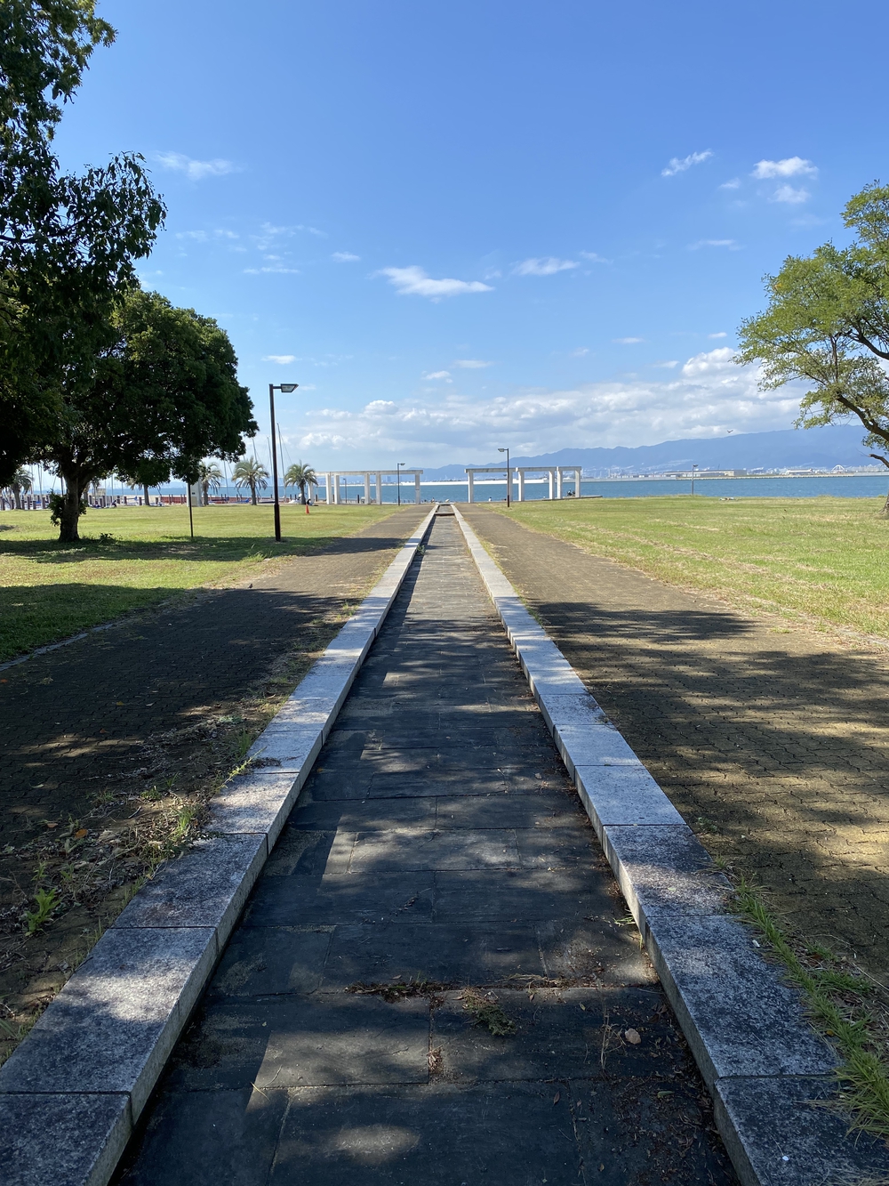 舞洲から北港を経て淀川堤防を走るコースの写真10