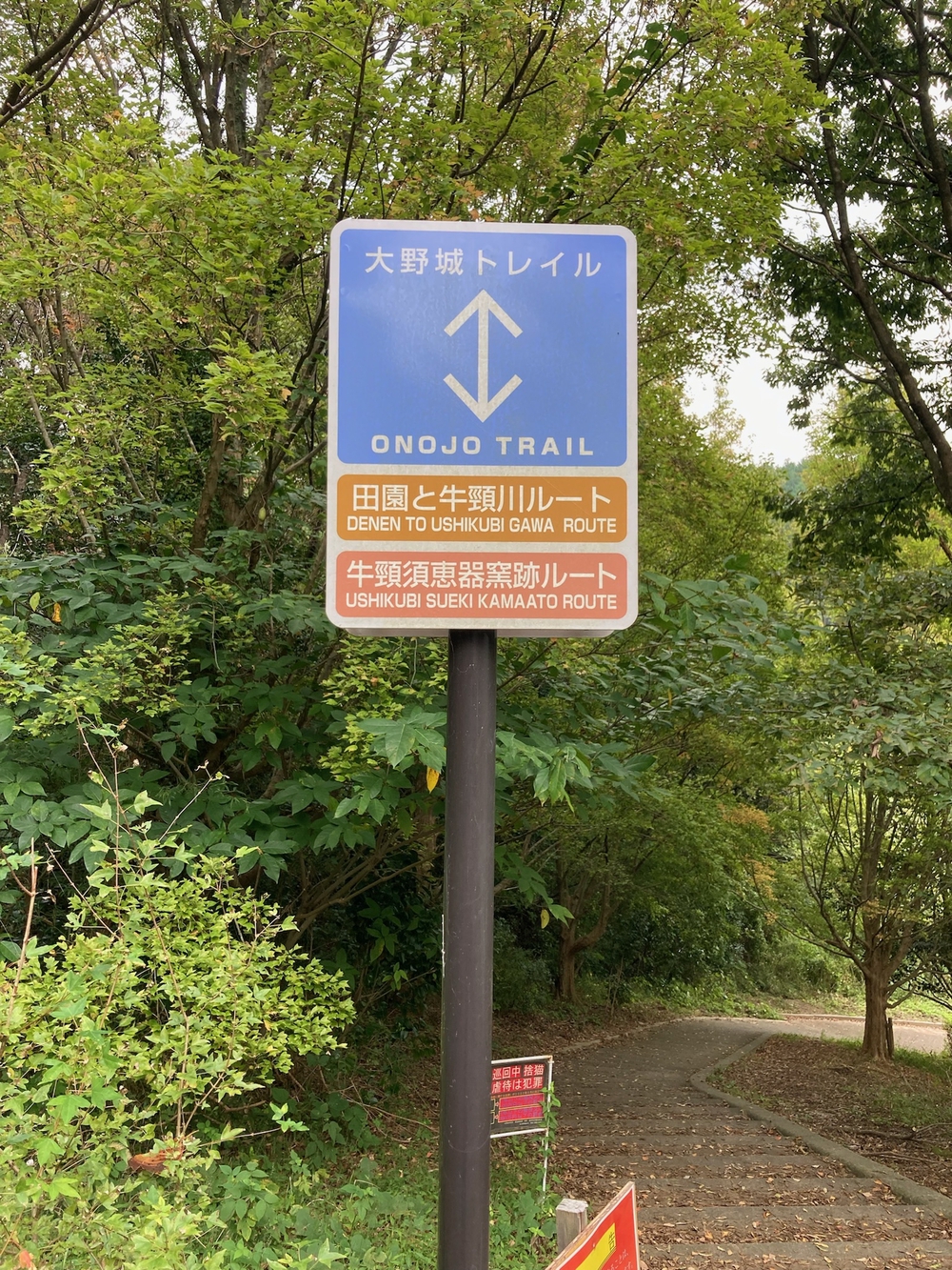 車の通行も少ない、走りやすい。牛頸ダム湖一周ランの写真4