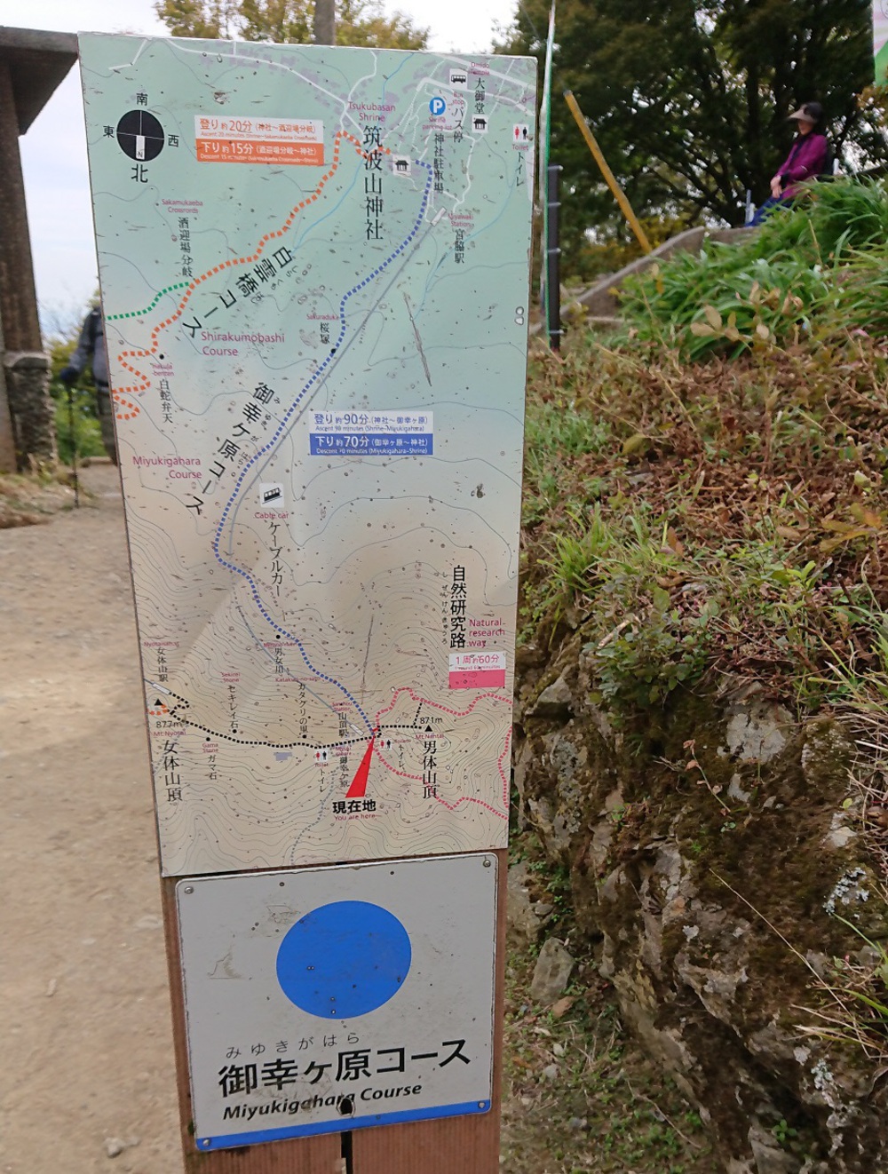 初めての筑波山でトレイルランにトライの写真10