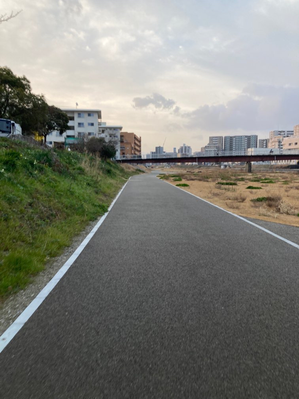 博多の那珂川沿〜竹下駅〜高木橋をランニングの写真7