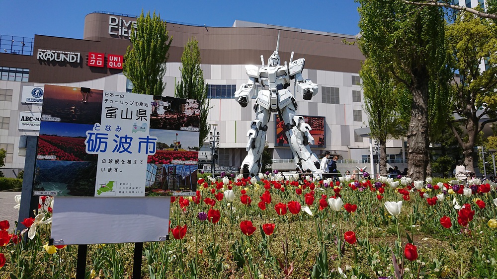 都内のチューリップの名所を巡る周回ジョグの写真4