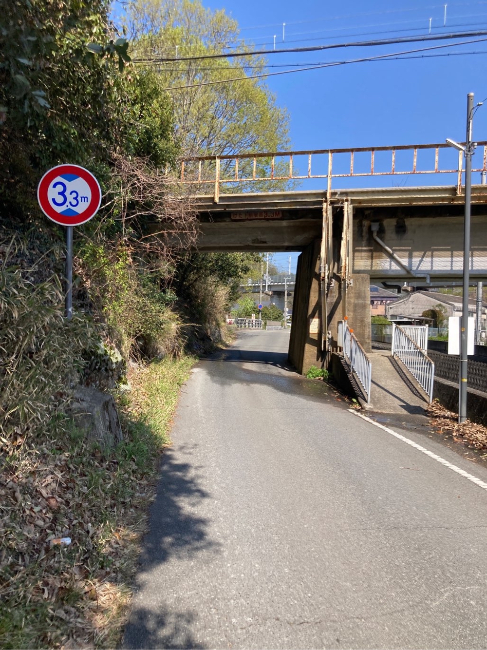 相生・道の駅ペーロン城〜芋谷川沿〜国道2号線脇の小道の写真7