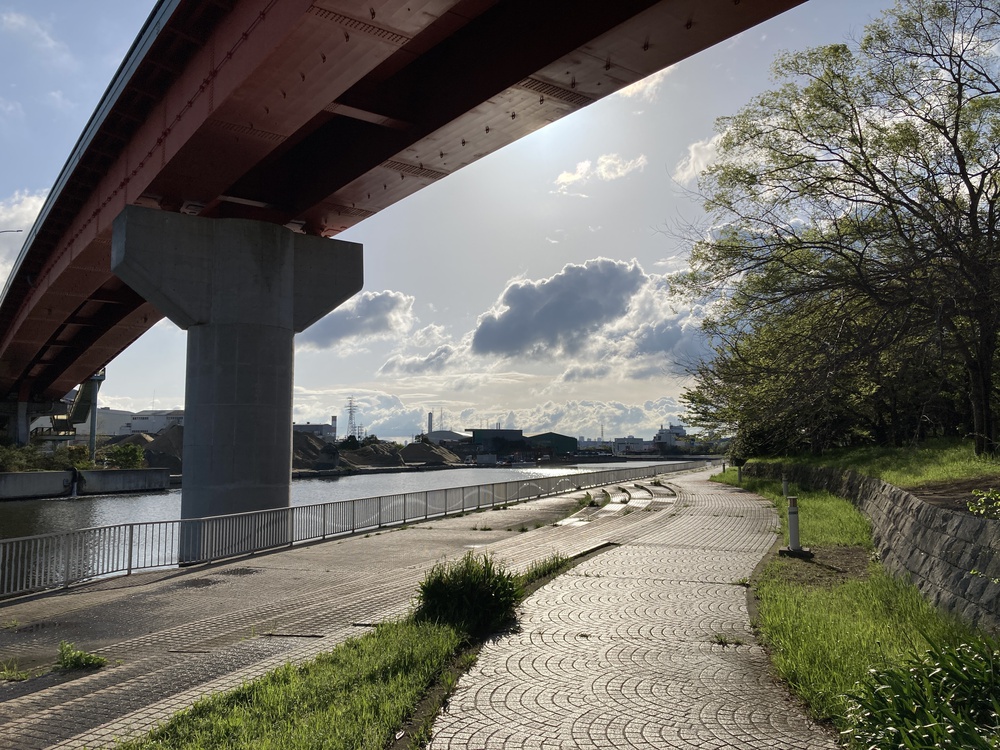 4/19公開『尼ロック』なぎさロードラン【7ｋｍ】出会い橋～中堀運河～尼崎の森～西堀運河の写真8