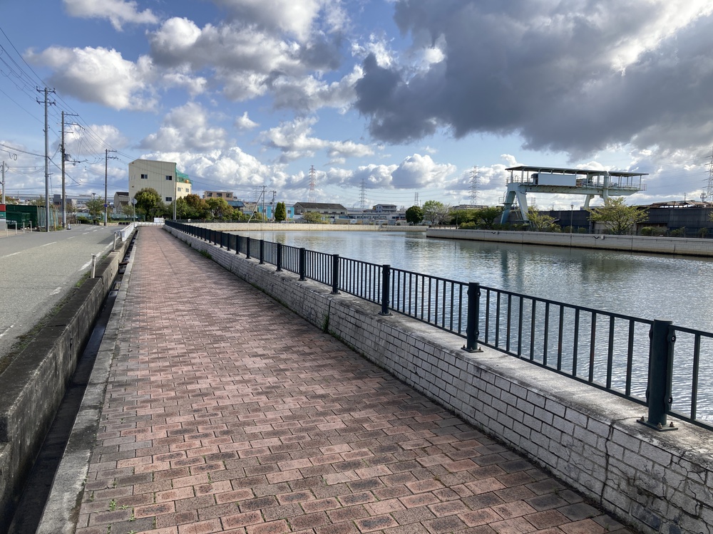 4/19公開『尼ロック』なぎさロードラン【7ｋｍ】出会い橋～中堀運河～尼崎の森～西堀運河の写真17