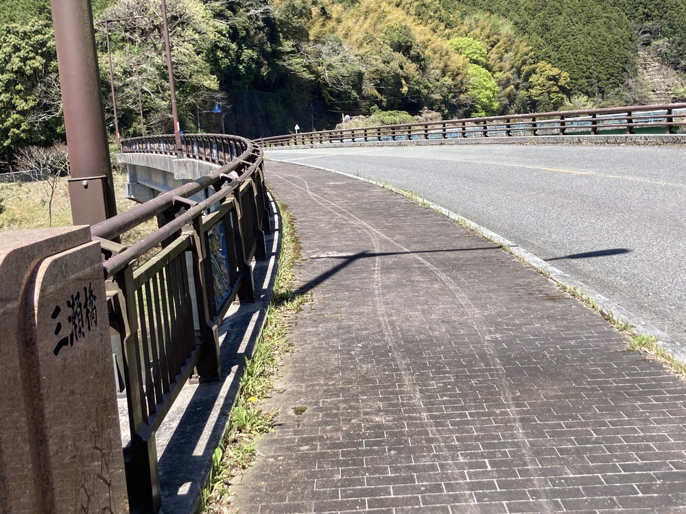 アップダウンの少ないコースです　力丸ダム右岸往復の写真5