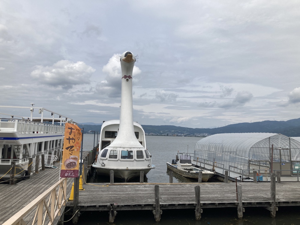 ご馳走様でした♪諏訪湖一周コース（16ｋｍ）の写真3