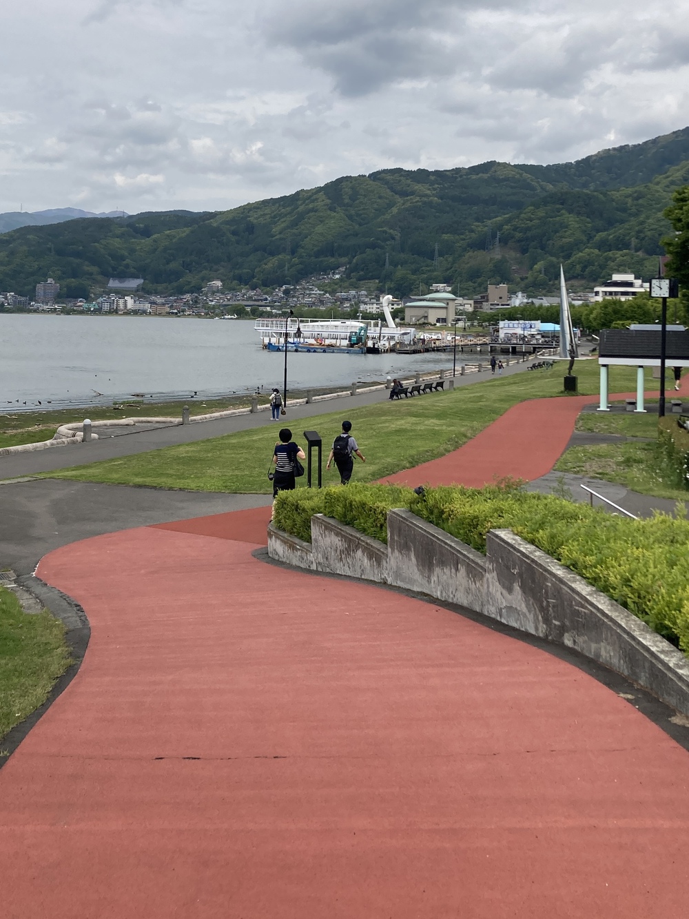 ご馳走様でした♪諏訪湖一周コース（16ｋｍ）の写真4