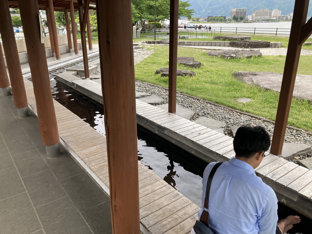 ご馳走様でした♪諏訪湖一周コース（16ｋｍ）の写真11