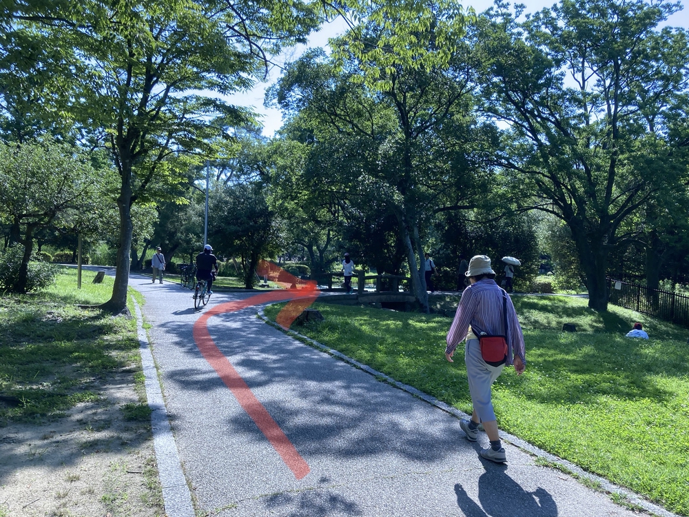 服部緑地公園☆日陰道46の写真3