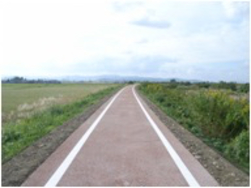 九頭竜川沿いを走るコース景色も良く休日の早朝に走るのがオススメです。の写真4