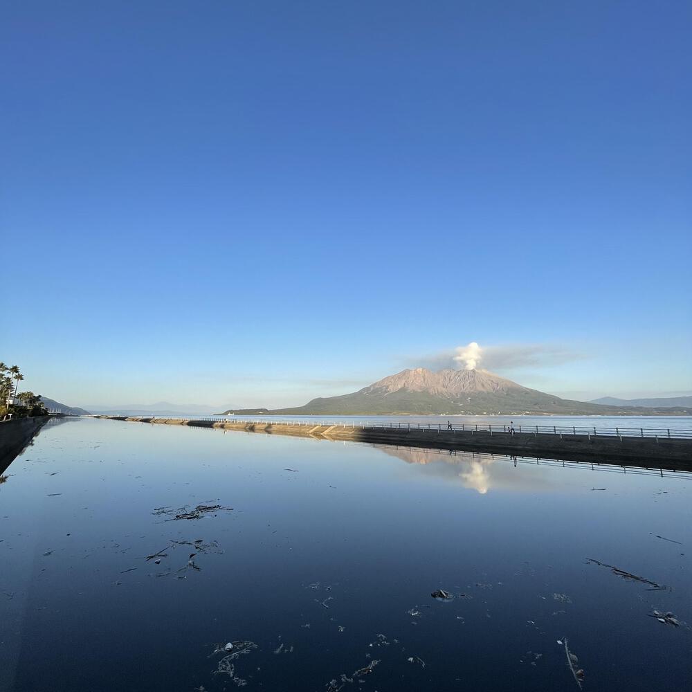 【天文館発:周回】⇒与次郎ヶ浜長水路⇒市電車庫⇒JR転車台⇒甲突川遊歩道⇒天文館の写真10