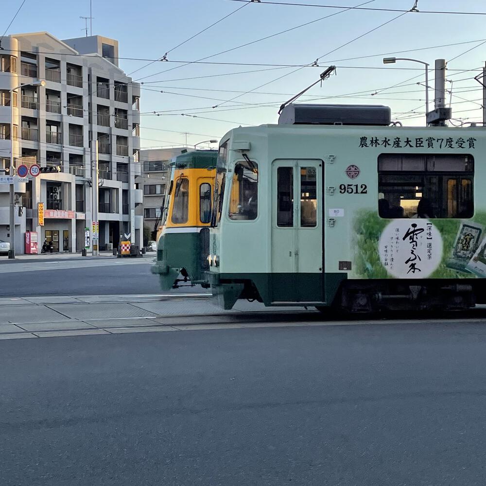 【天文館発:周回】⇒与次郎ヶ浜長水路⇒市電車庫⇒JR転車台⇒甲突川遊歩道⇒天文館の写真14