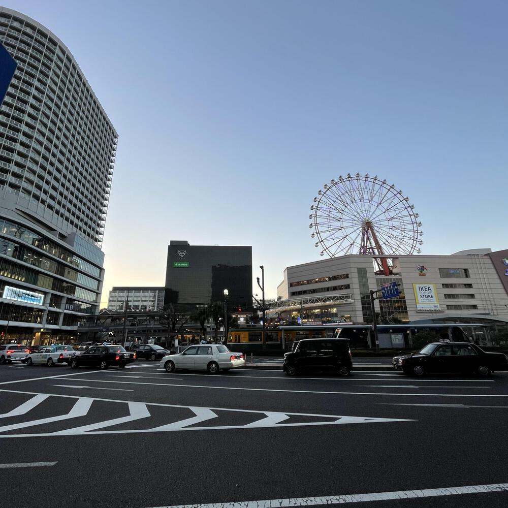 【天文館発:周回】⇒与次郎ヶ浜長水路⇒市電車庫⇒JR転車台⇒甲突川遊歩道⇒天文館の写真20