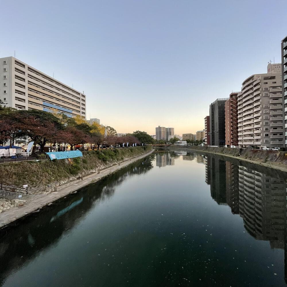 【天文館発:周回】⇒与次郎ヶ浜長水路⇒市電車庫⇒JR転車台⇒甲突川遊歩道⇒天文館の写真21