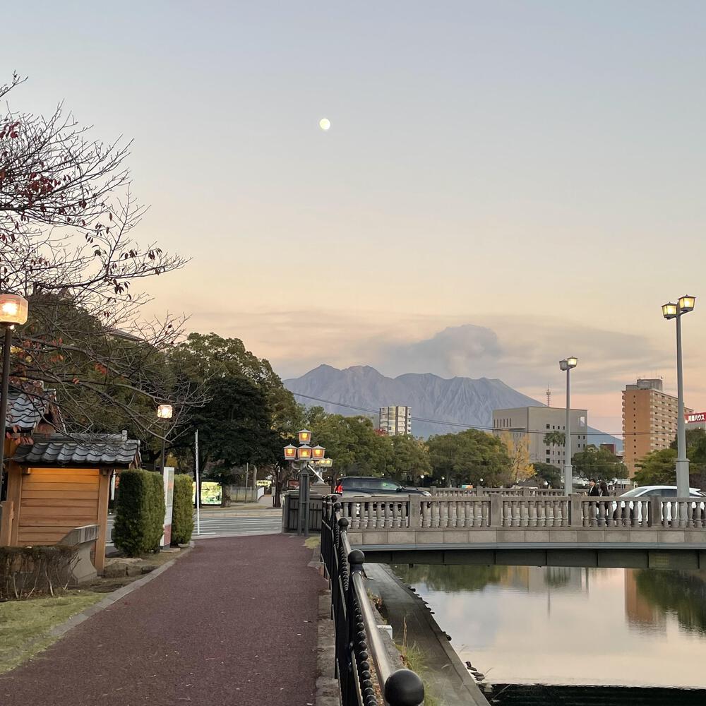 【天文館発:周回】⇒与次郎ヶ浜長水路⇒市電車庫⇒JR転車台⇒甲突川遊歩道⇒天文館の写真23