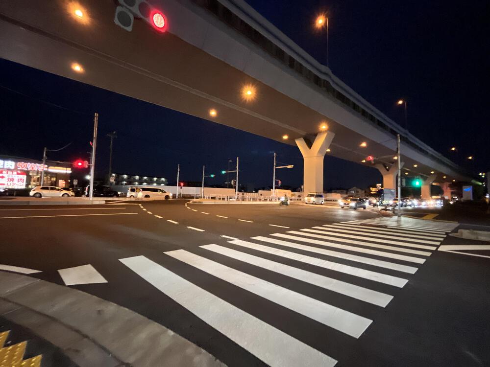 浦和、道場三室線の広～い歩道を一直線の写真6
