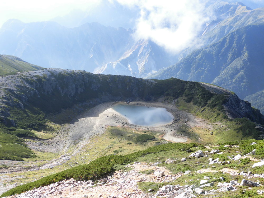 北アルプスの最深部（鷲羽岳、水晶岳）の写真7