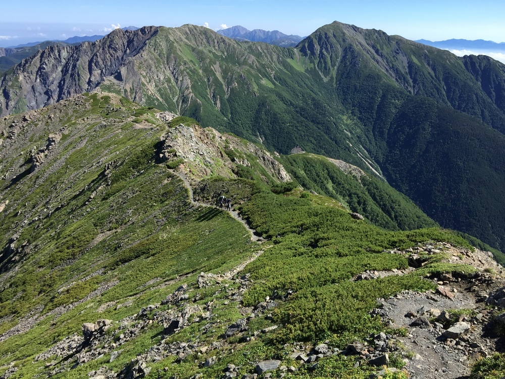 大展望が楽しめる 「赤石岳、悪沢岳」の写真6