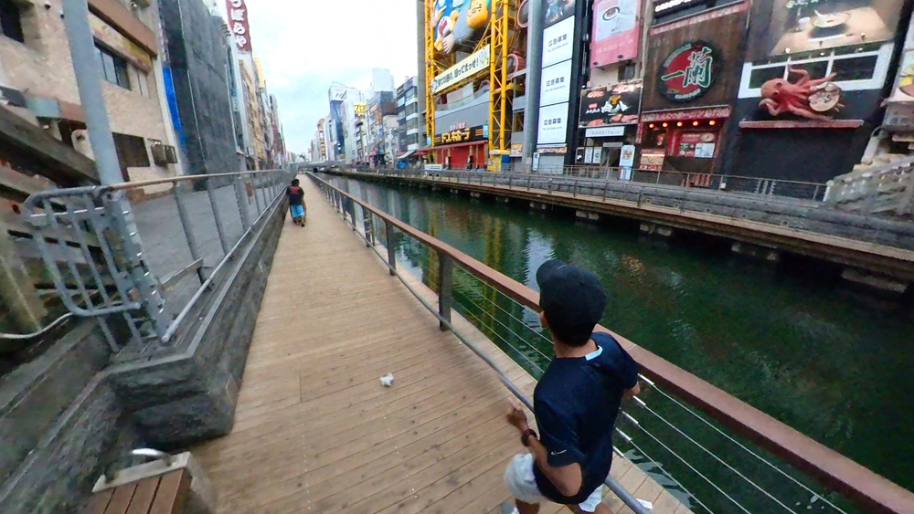 【大阪】夜には人外魔境になるミナミの道頓堀で爽やかな朝ランをキメるの写真7