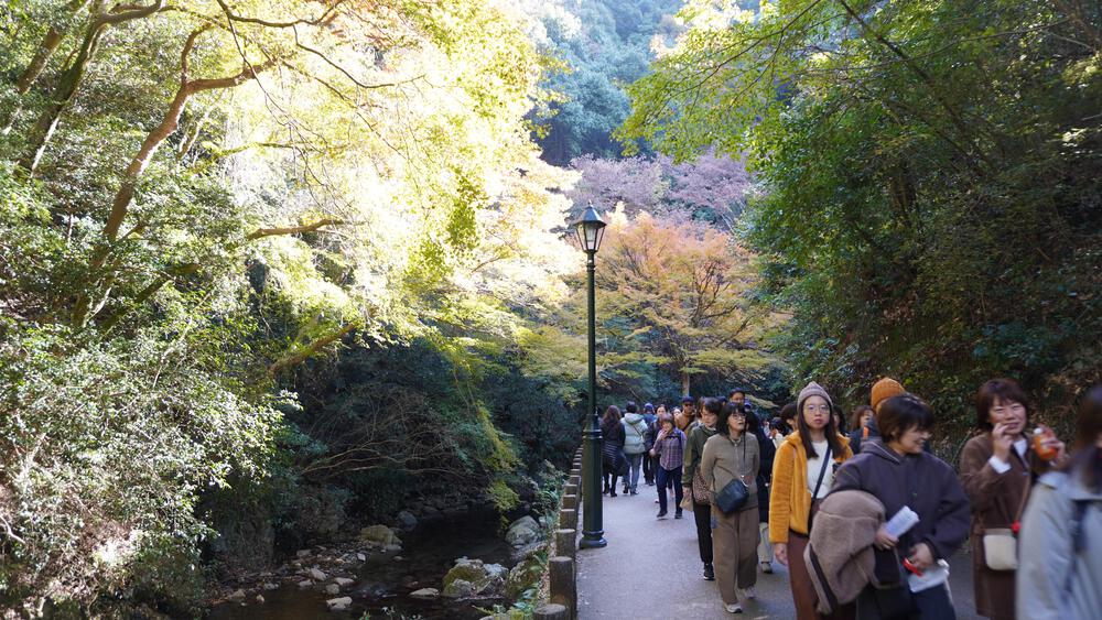 【大阪】駅チカの箕面の滝、地元民もたくさん走るコースの写真4