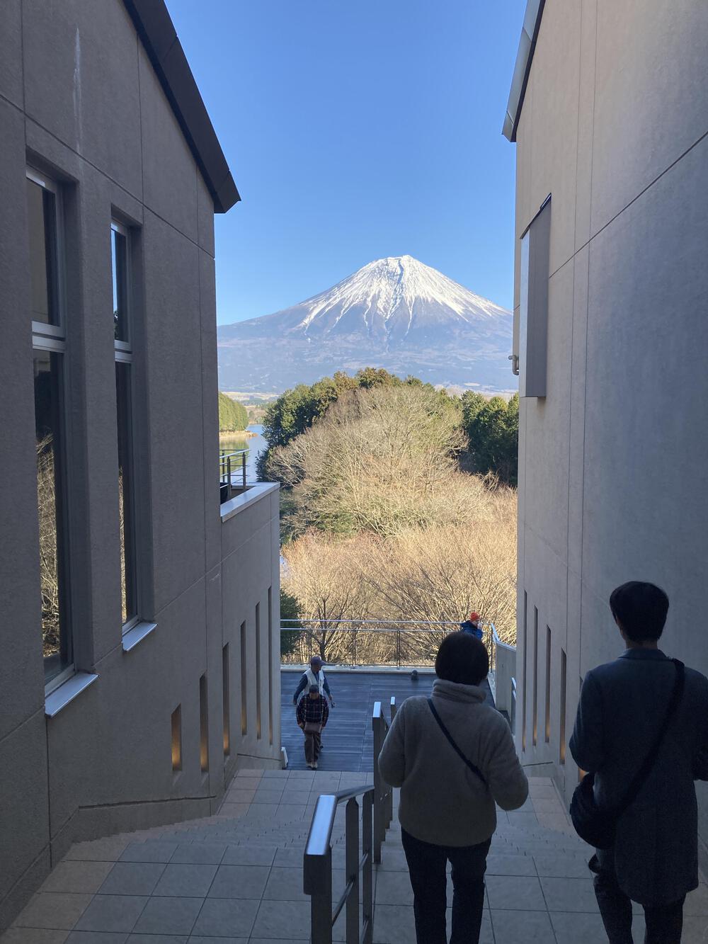 冬の朝の澄める富士に感動🥺富士田貫湖ラン♪の写真3