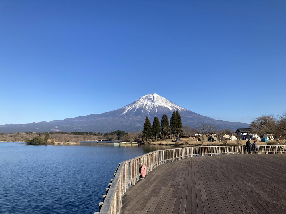 冬の朝の澄める富士に感動🥺富士田貫湖ラン♪の写真4