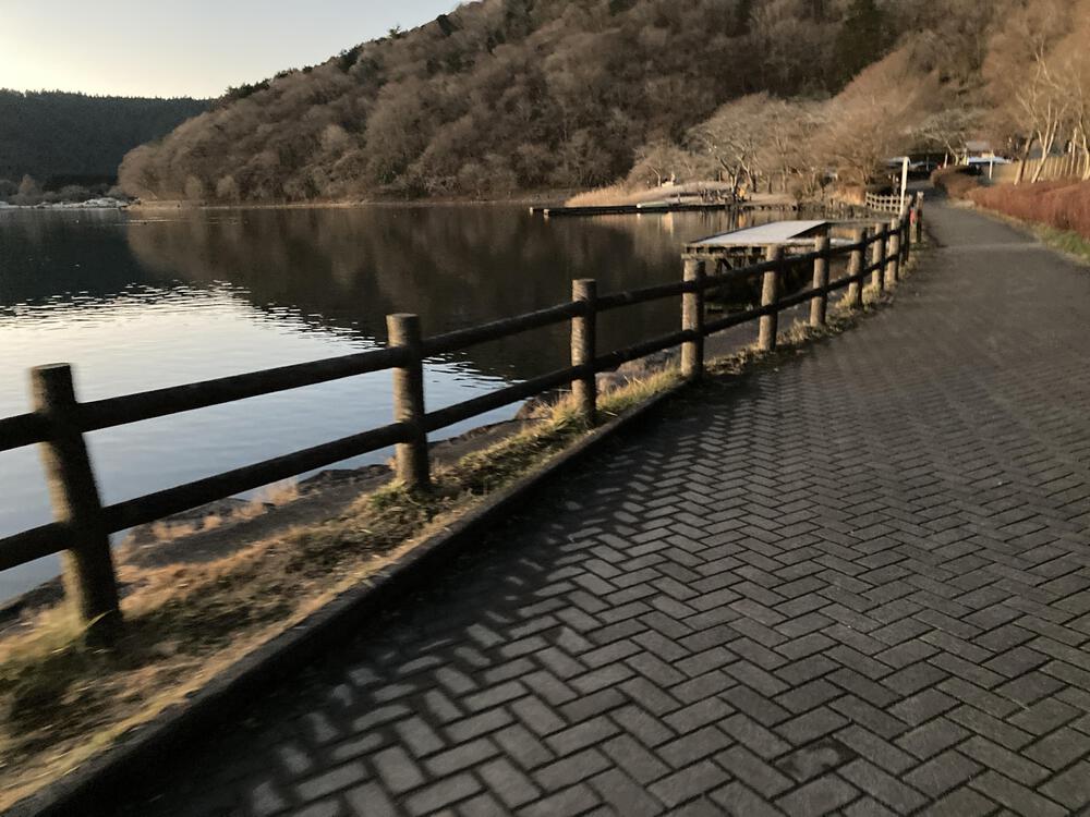 冬の朝の澄める富士に感動🥺富士田貫湖ラン♪の写真6