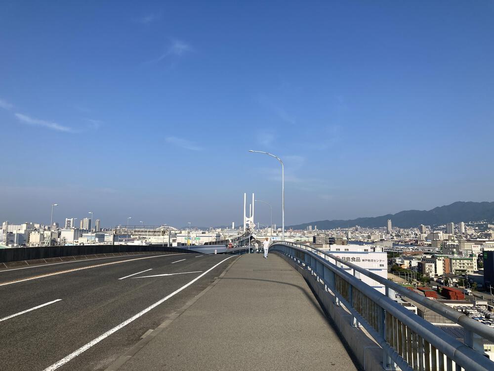 新名所👀！KOBE湾岸ブリッジラン♪鳴尾浜～深江浜の写真3