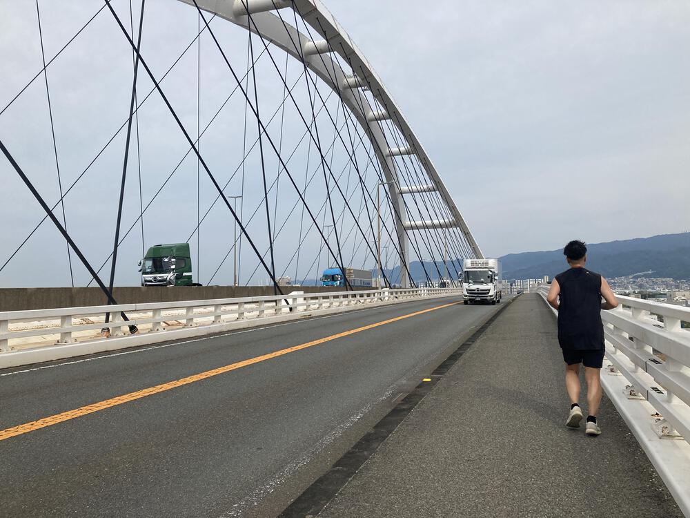 新名所👀！KOBE湾岸ブリッジラン♪鳴尾浜～深江浜の写真10