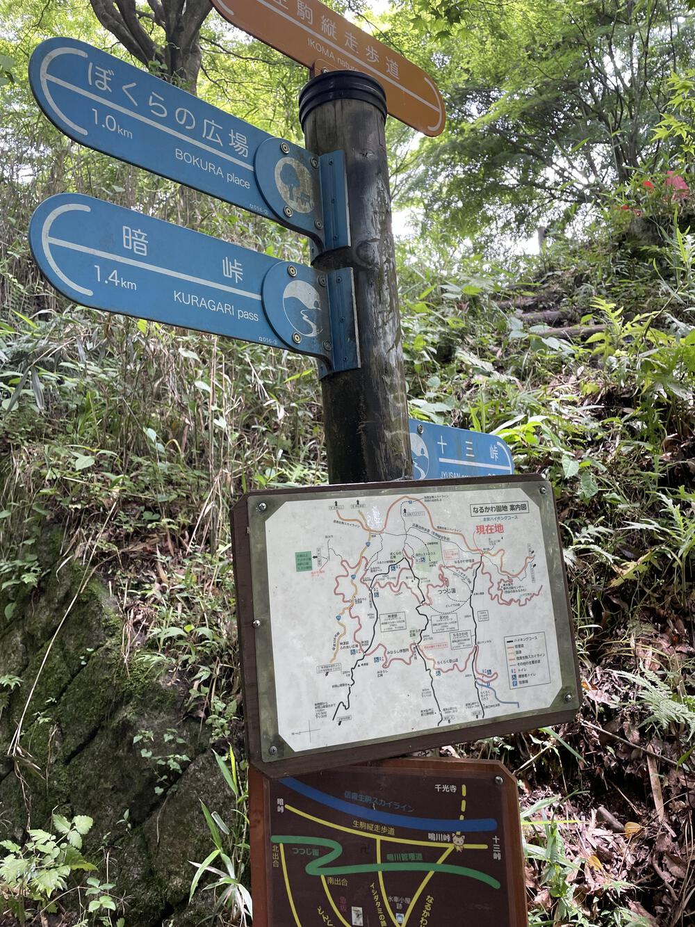 トレイル初心者、瓢箪山駅〜生駒山縦走コースをかじって銭湯までの写真3