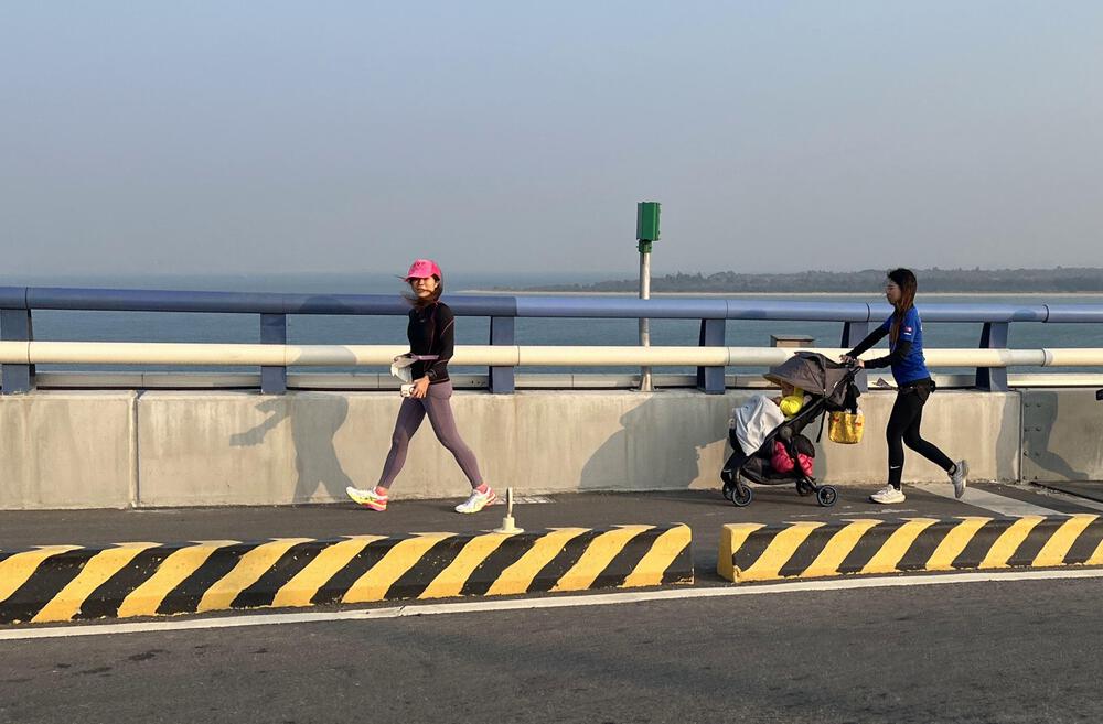 【台湾最長】往復10.8kmの金門大橋シーサイドコースの写真4