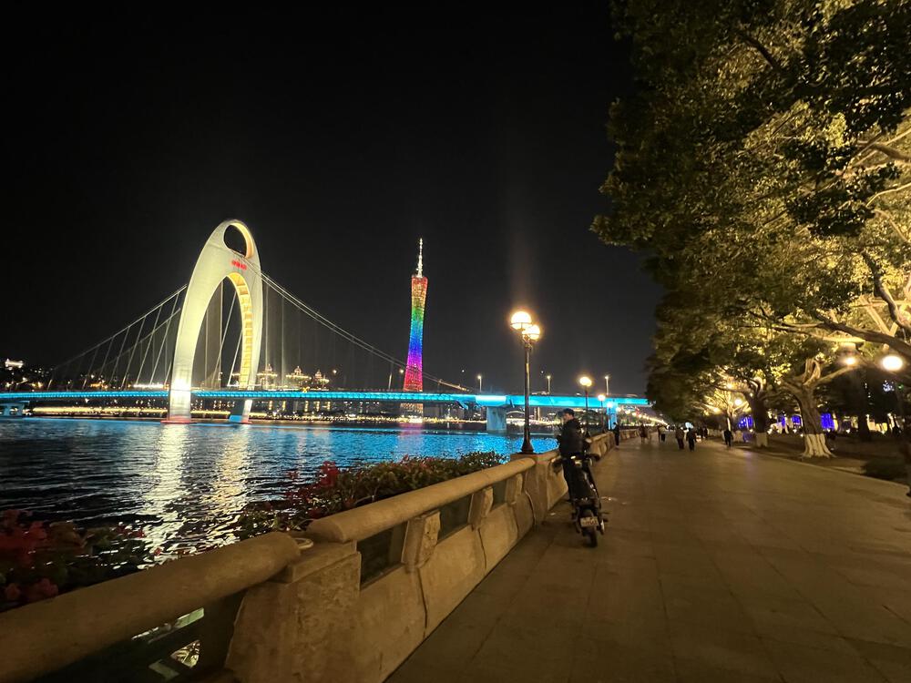非常に綺麗な広州リバーサイドナイトランコースの写真7