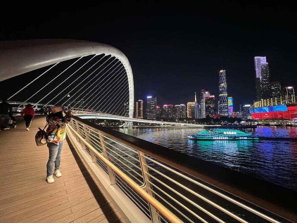 非常に綺麗な広州リバーサイドナイトランコースの写真9