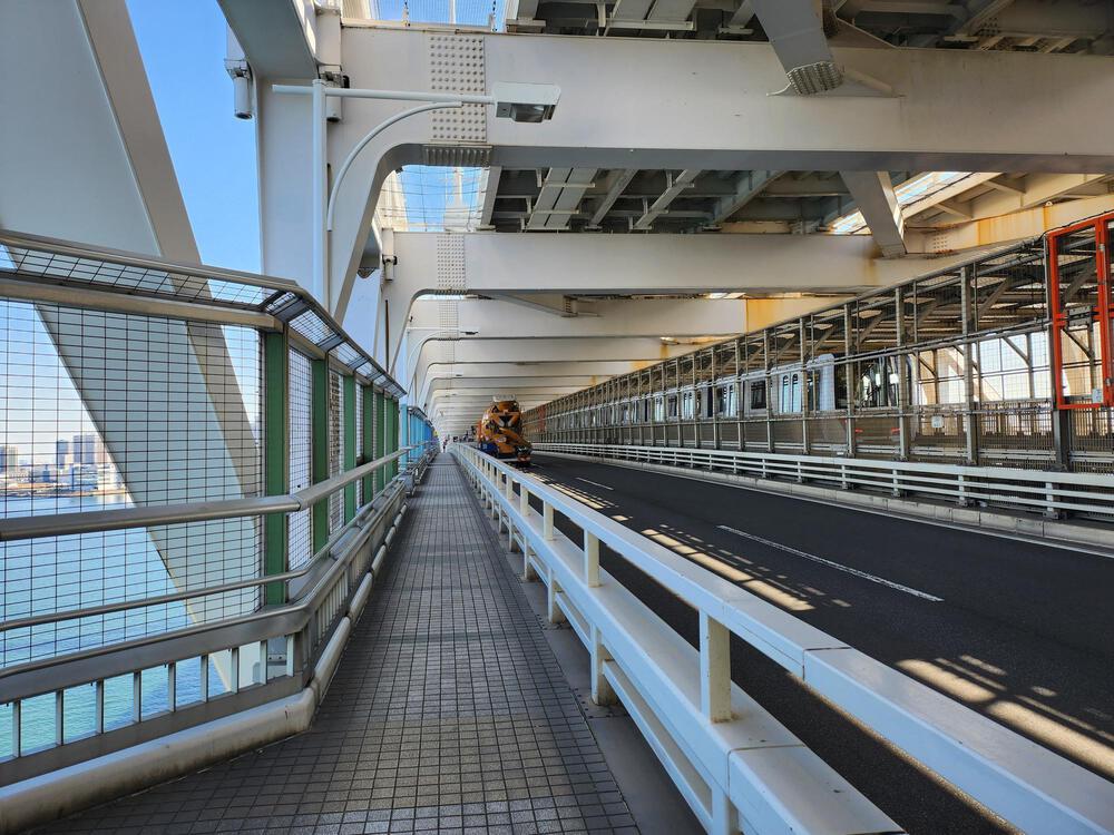 レインボーブリッジを渡って湾岸を周回する約10kmのコースの写真4