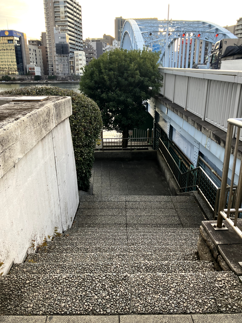 隅田川テラスラン🏃‍♀️新大橋から月島方面への写真7