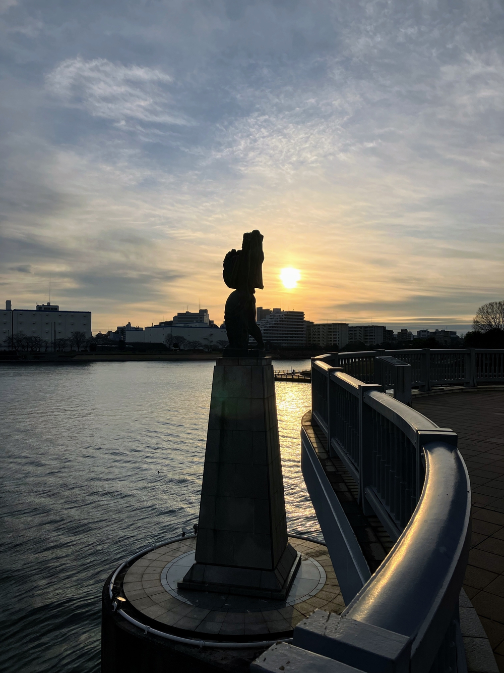 隅田川テラスラン🏃‍♀️新大橋から月島方面への写真10