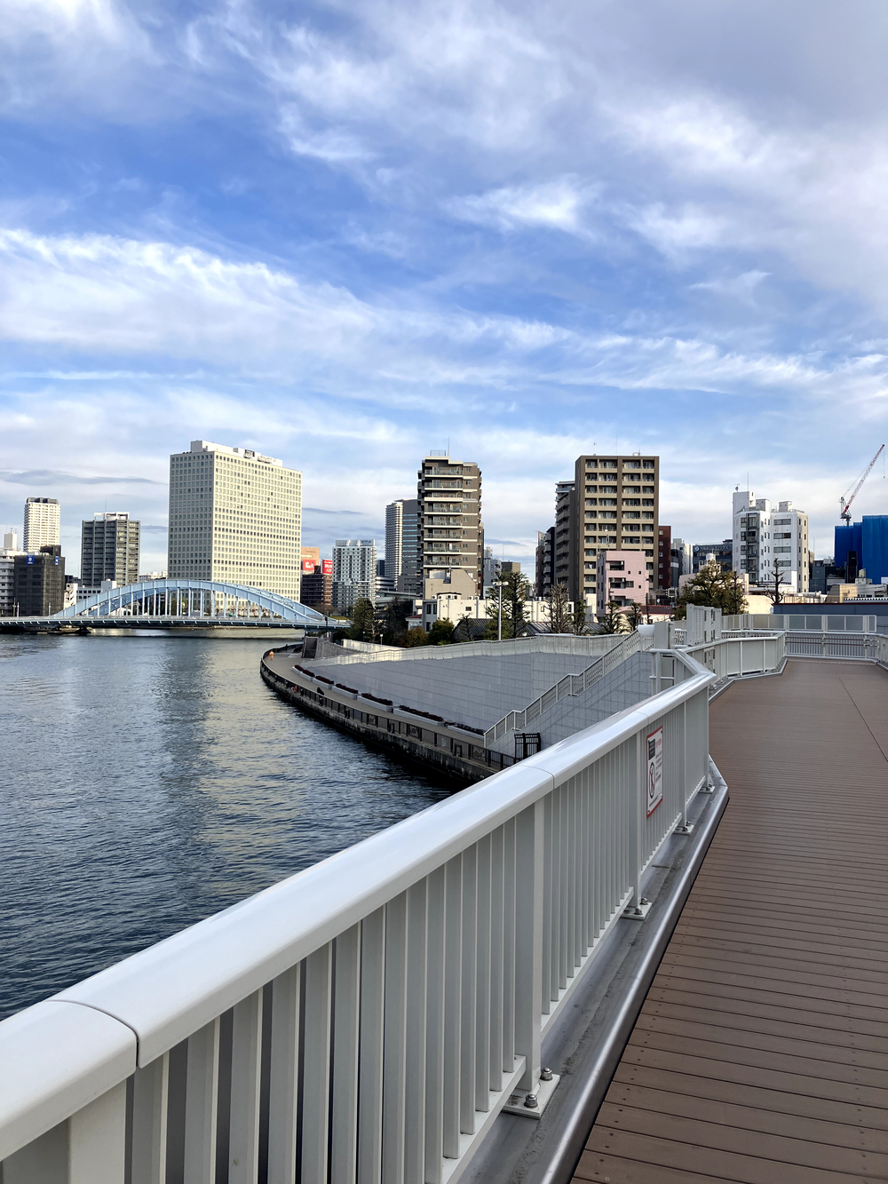 隅田川テラスラン🏃‍♀️新大橋から月島方面への写真17