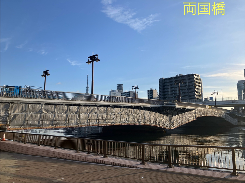 隅田川テラスラン🏃‍♀️新大橋から浅草方面への写真4