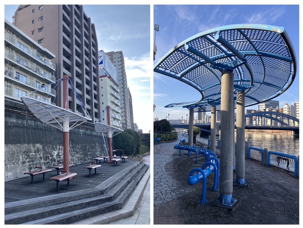 隅田川テラスラン🏃‍♀️新大橋から浅草方面への写真15