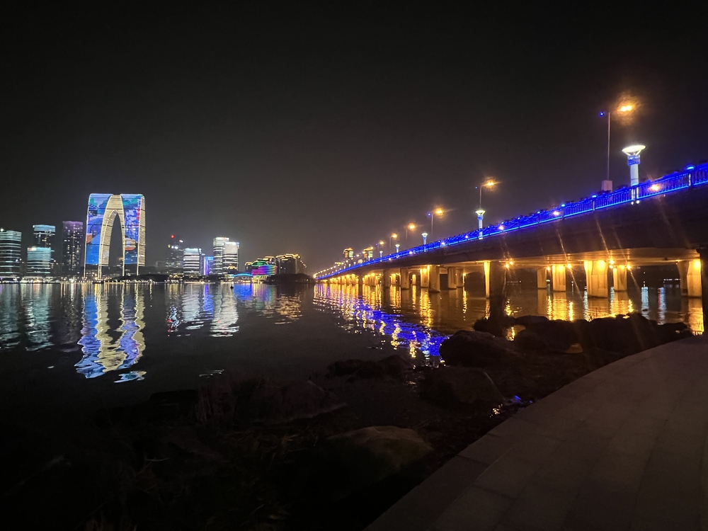 東方之門スタートで金鶏湖1周ナイトランの写真9