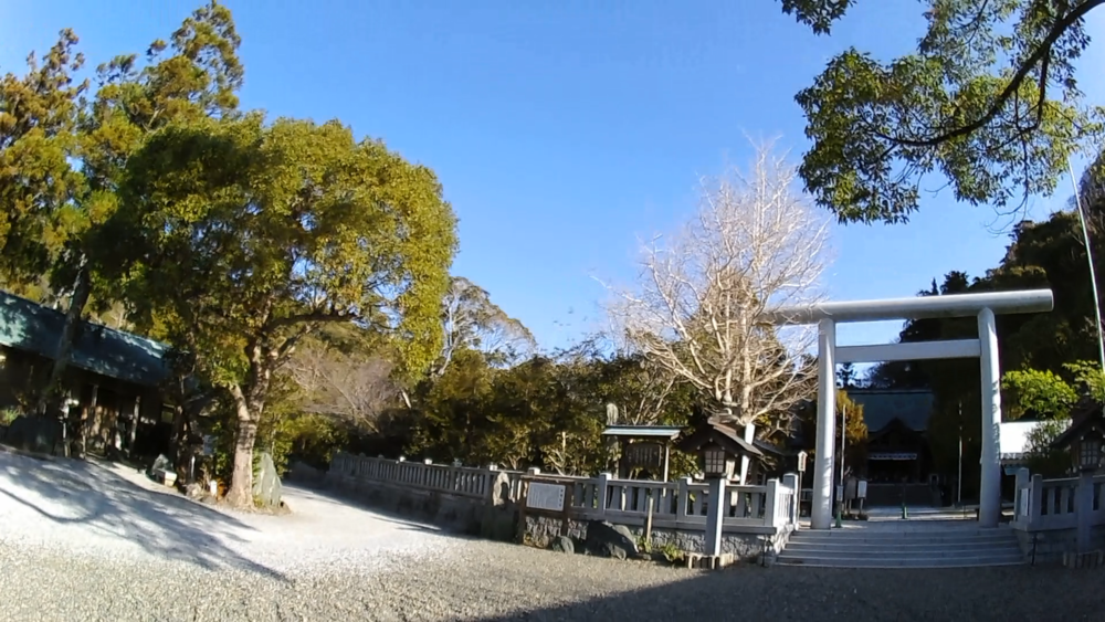 千葉県房総半島、安房鴨川東側向け「天津神明宮」を巡る12キロのランニングの写真3