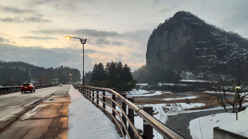 【冬の新潟、動画あり】白鳥の群れに会いに行く１５キロ、そして八木ヶ鼻の絶景を眺めながらの露天風呂で昇天確実