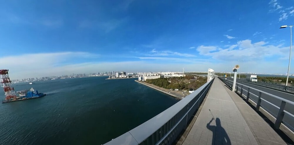 【東京、新木場】東京ゲートブリッジから東京湾とまわりのビルを凄い高さと角度から拝むゥ！の写真3