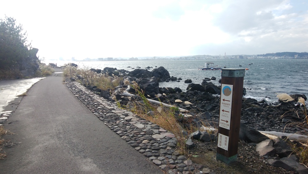 絶景！！桜島溶岩なぎさ遊歩道往復約10km　の写真4