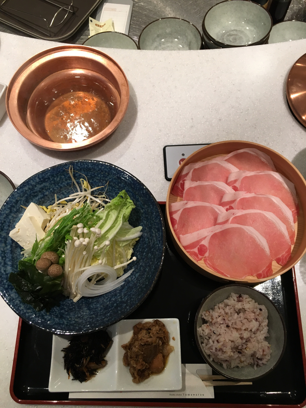 ランニングと朝食: しゃぶしゃぶ 山笑ふ 銀座店の写真4