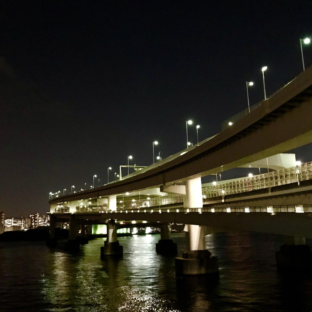 【大井町着】夜のお台場・レインボーブリッジを駆け抜けるっ！の写真4