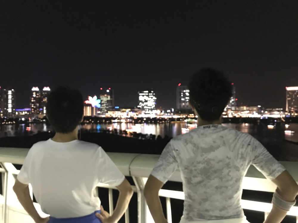 【大井町着】夜のお台場・レインボーブリッジを駆け抜けるっ！の写真5