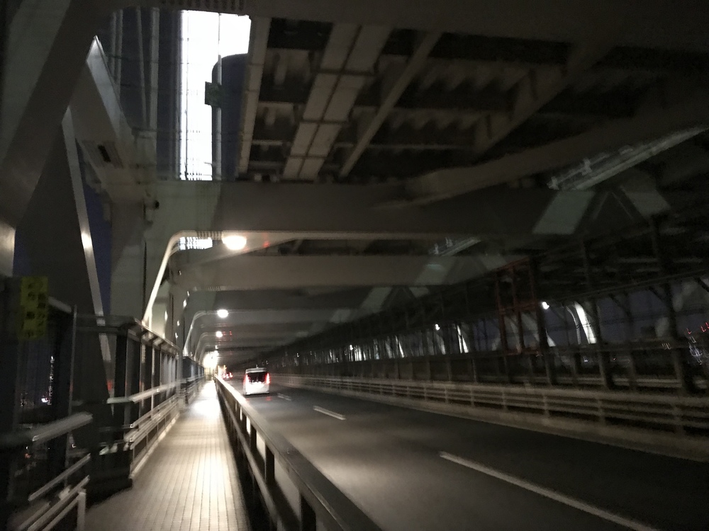 【大井町着】夜のお台場・レインボーブリッジを駆け抜けるっ！の写真6